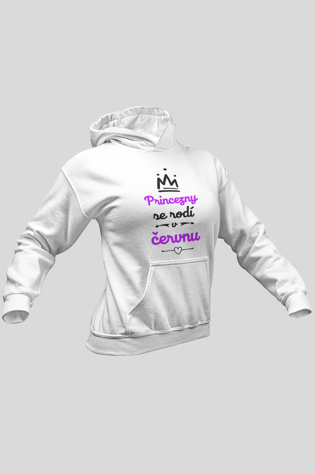 Levně Dámská mikina Červen Barva: Bíla