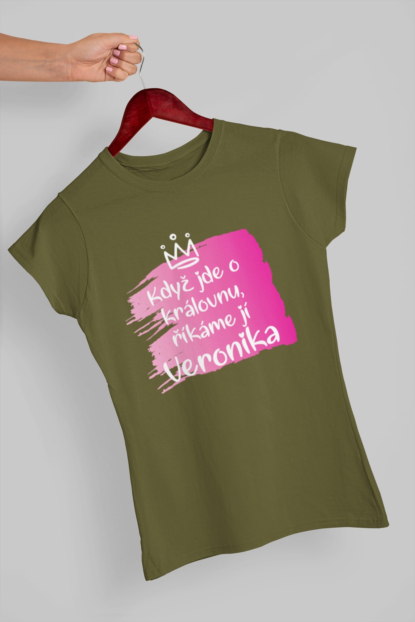 Dámské tričko Veronika Barva: Khaki