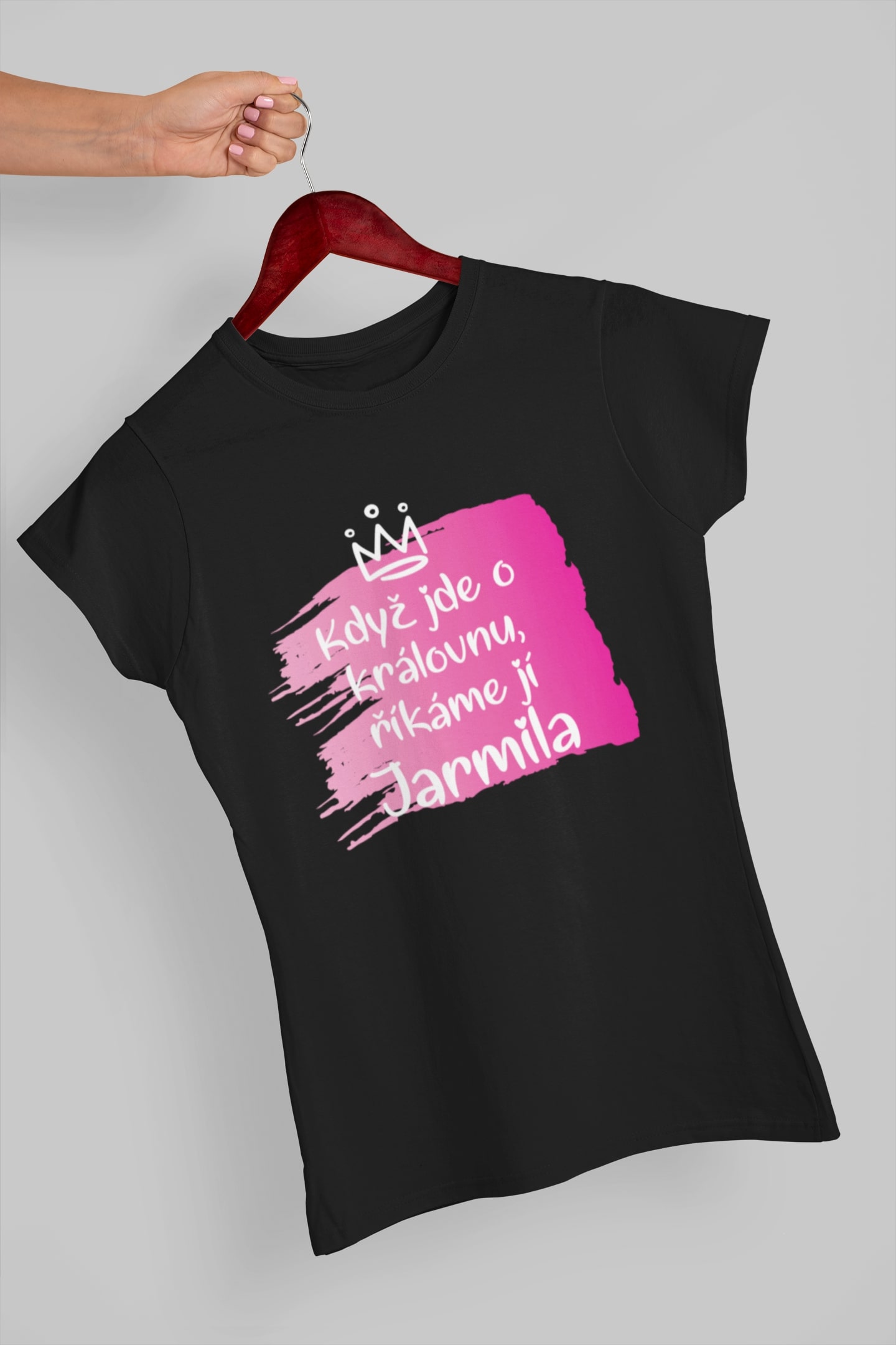 Dámské tričko Jarmila Barva: Černá