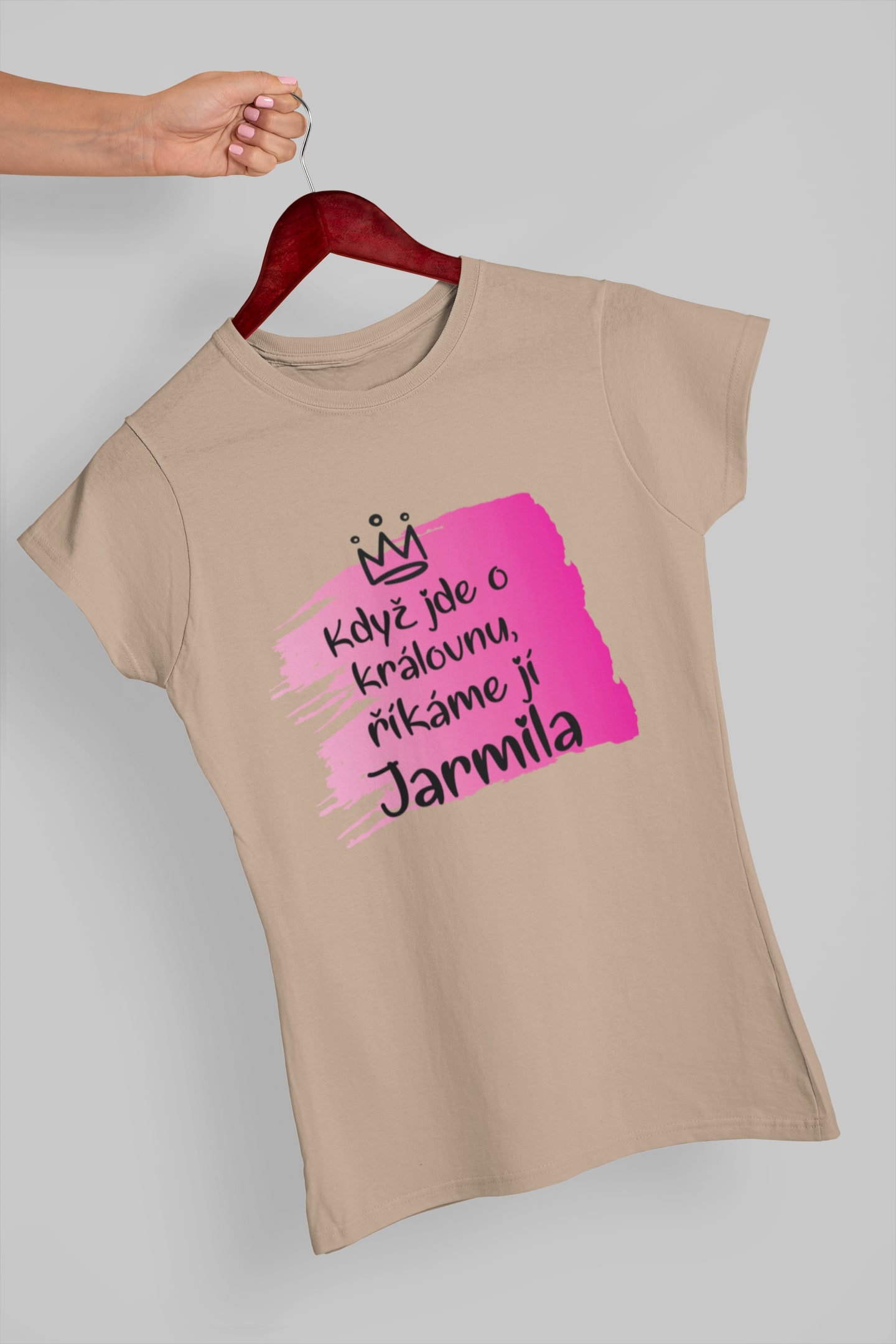 Dámské tričko Jarmila Barva: Písková