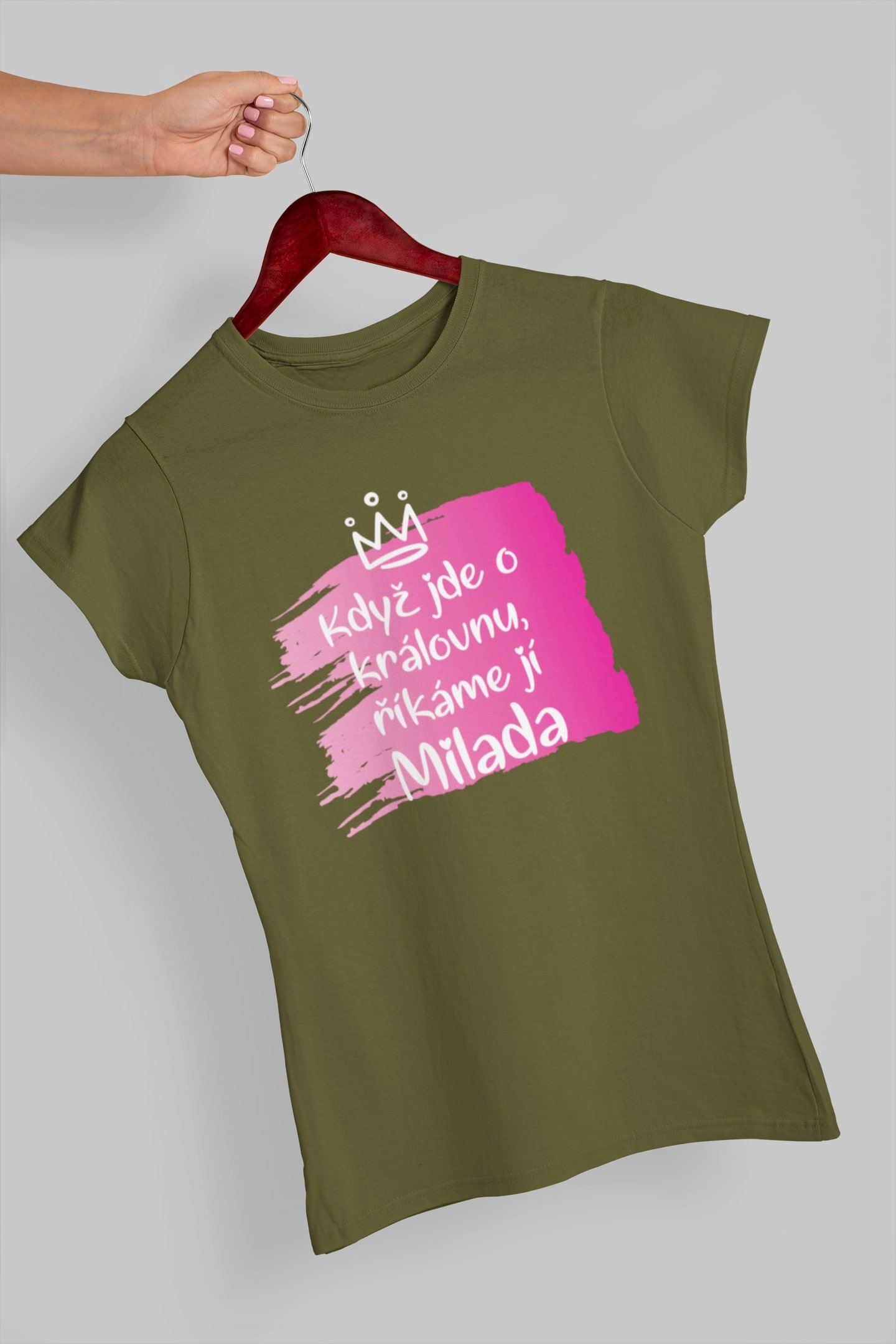 Dámské tričko Milada Barva: Khaki