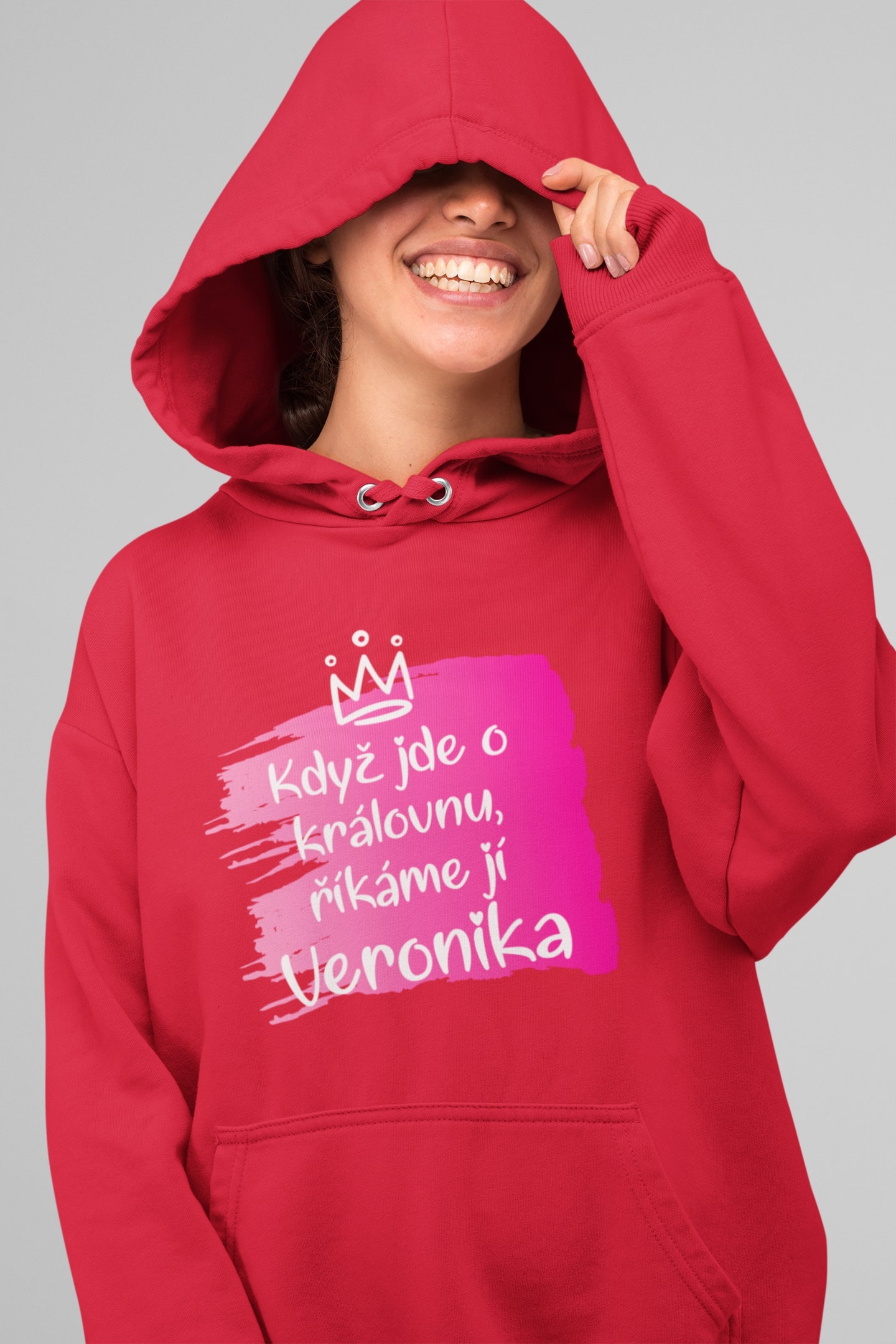 Dámská mikina Veronika Barva: Červená