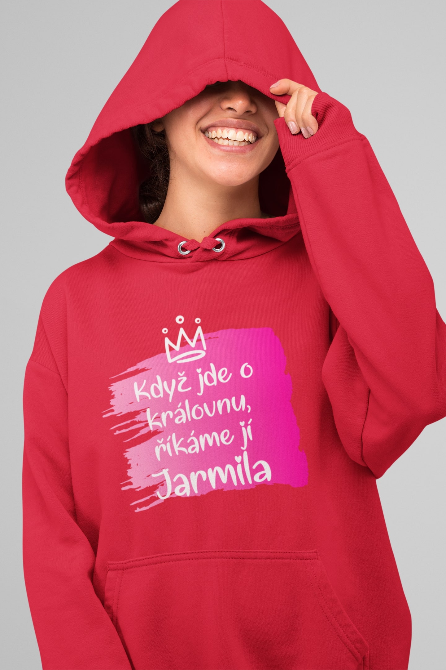 Dámská mikina Jarmila Barva: Červená