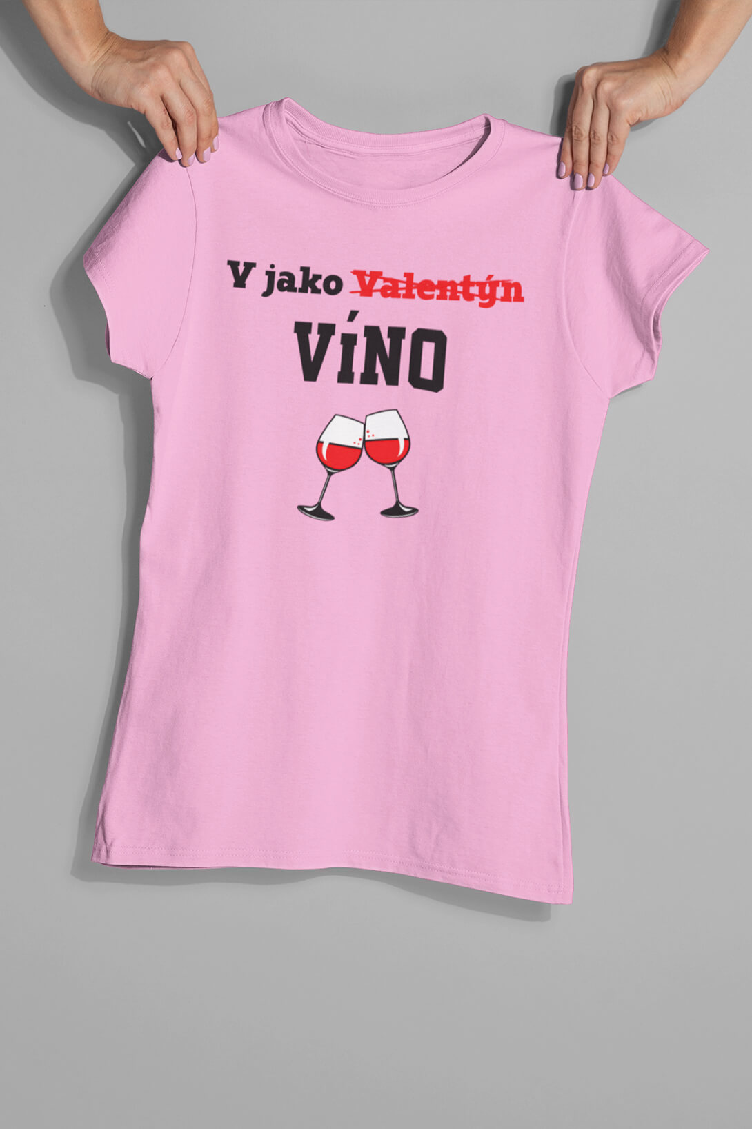 Dámské tričko V jako Víno