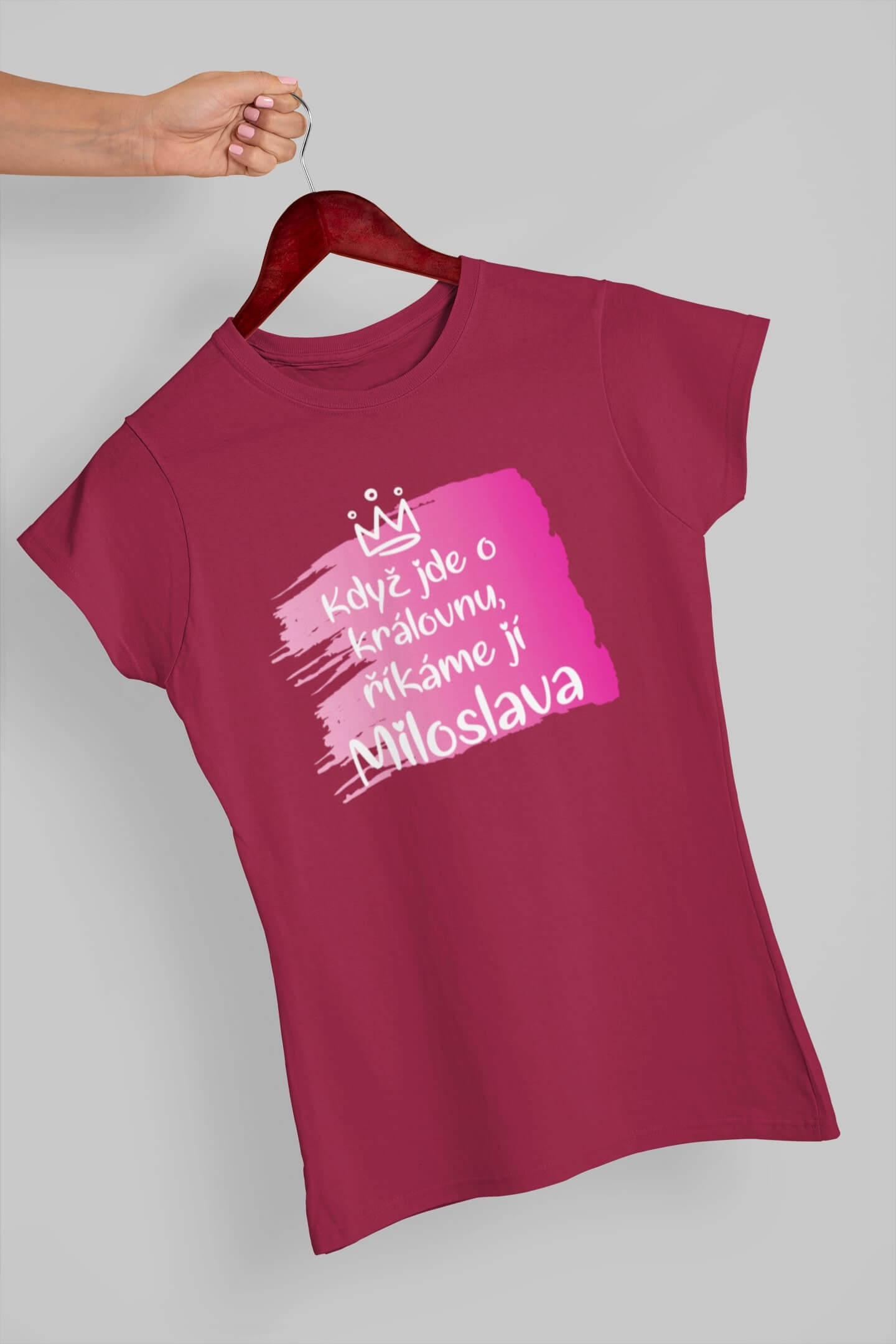 Dámské tričko Miloslava Barva: Marlboro červená