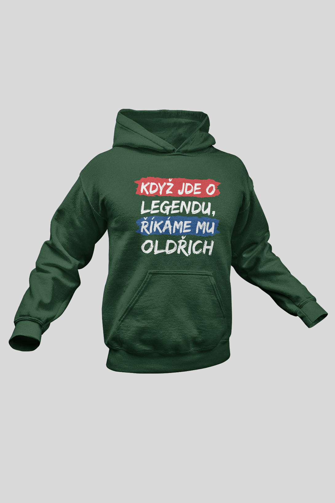 Pánská mikina Oldřich Barva: Láhvově zelená