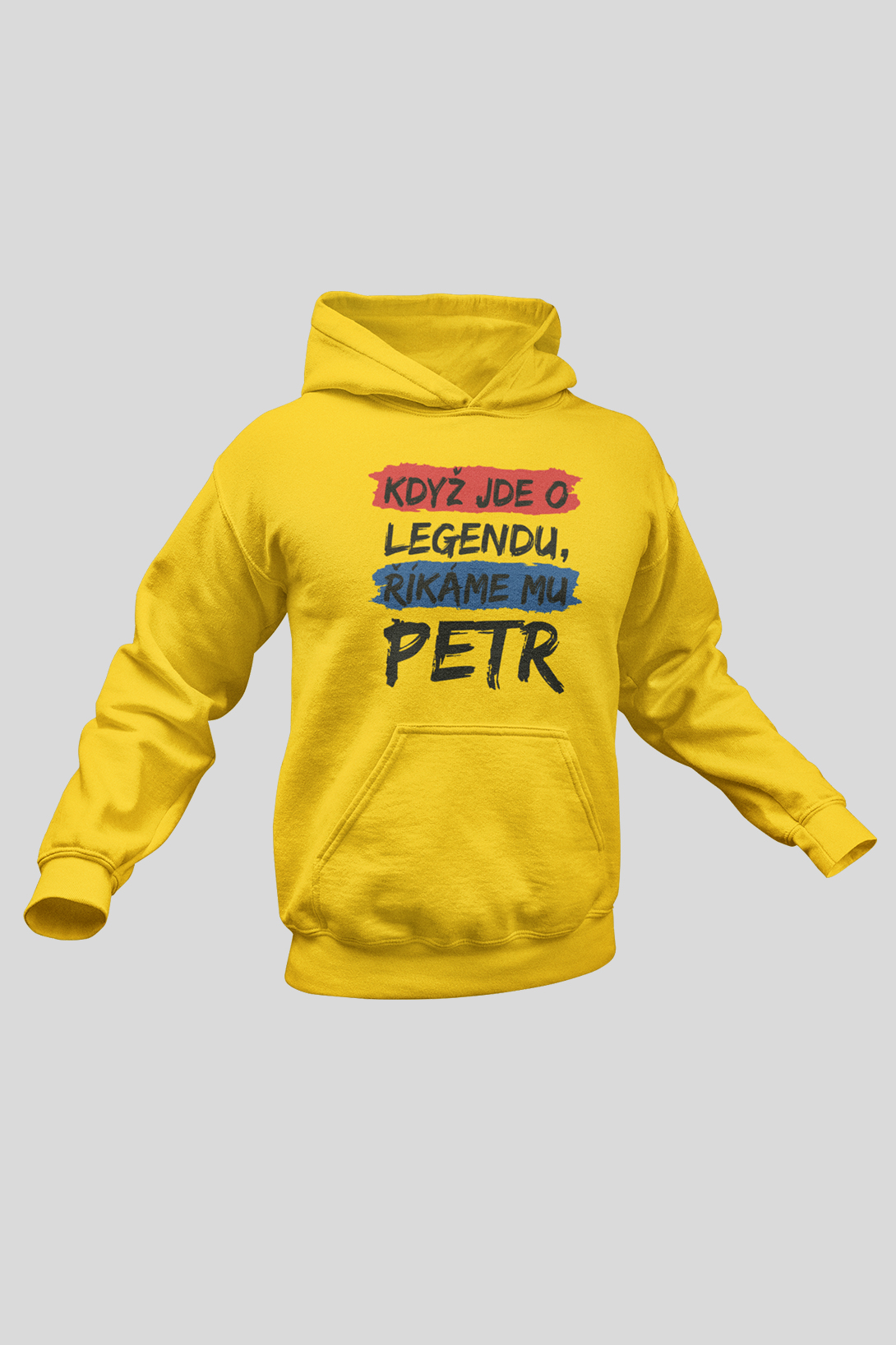 Pánská mikina Petr Barva: Žlutá