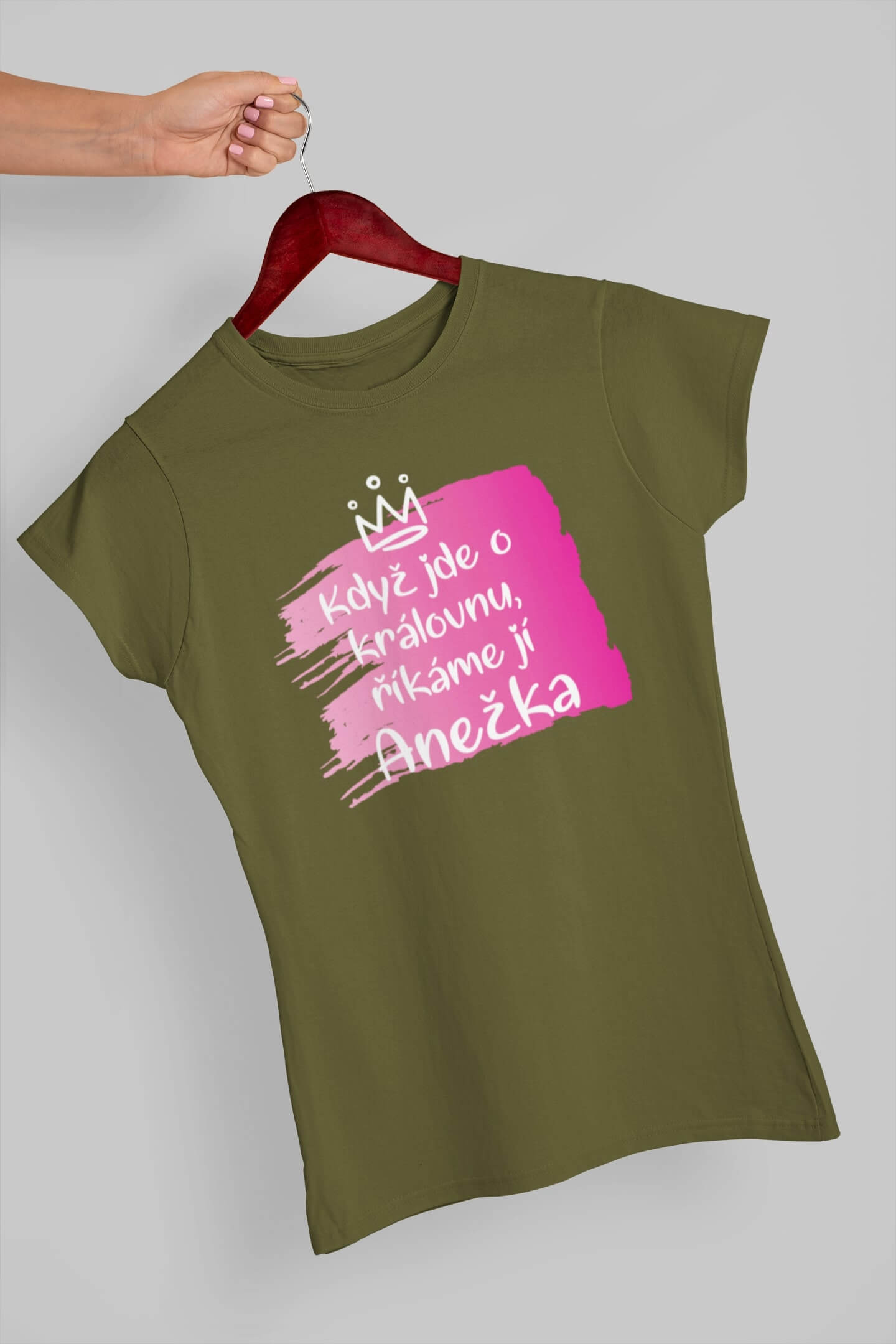 Dámské tričko Anežka Barva: Khaki