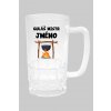 Skleněný půllitr na pivo Guláš mistr