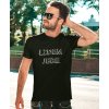 crewneck t shirt mockup featuring a man wearing sunglasses m1537 r el2