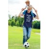 t shirt mockup featuring a man playing soccer with his son m13879 r el2 (5)