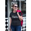 smiling stylish senior woman wearing a tshirt mockup on the street a20664 (4)