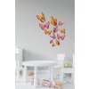 Dětská nálepka na zeď - Motýli