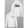 Absolventská mikina s vlastním jménem
