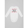 mockup of a long sleeve onesie over a colored background 29831 (10)