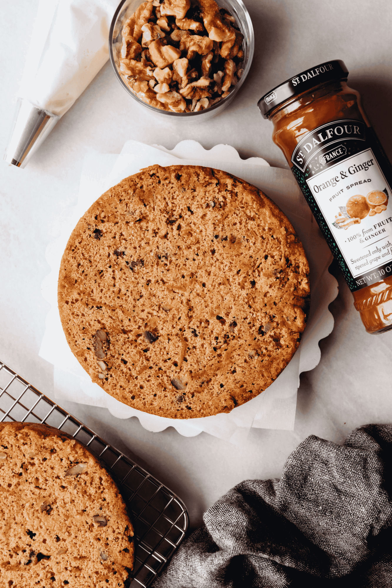 St. Dalfour mrkvový dort s Orange&Ginger náplní