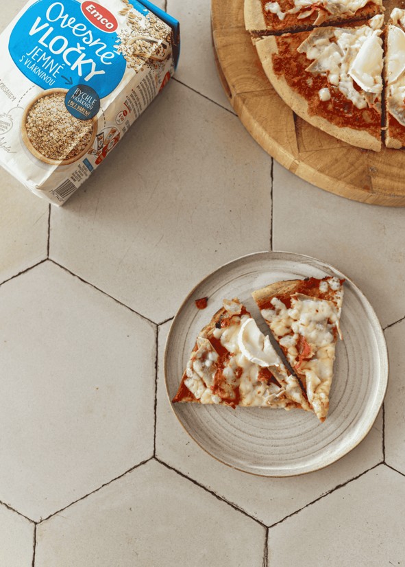 Rychlá pizza z jemných ovesných vloček Emco