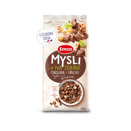 mysli krupave cokolada orechy vypis