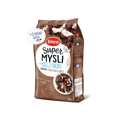 super mysli cokolada kokos vypis