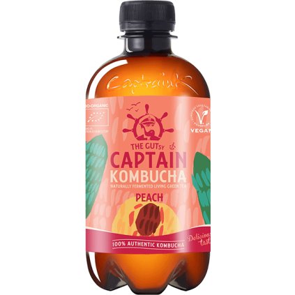 1826 captain kombucha broskev 400 ml