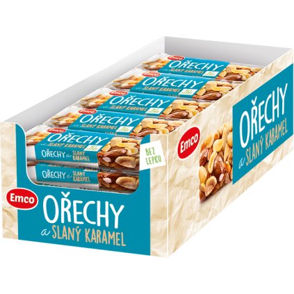 1994 tycinka s orechy a slanym karamelem karton 20x35 g