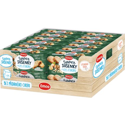 2574 super susenky liskovy orisek karton 24x60 g
