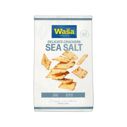 Wasa delicate crackers mořská sůl, 180 g