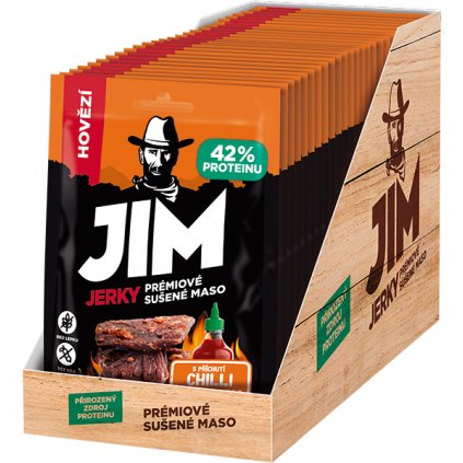 3D karton Jim Jerky eshop Hovezi Sriracha 01