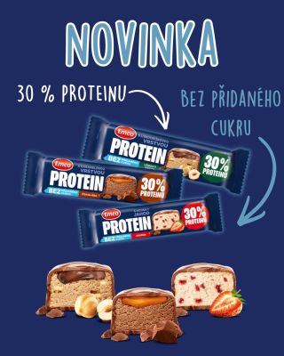 ✨ NOVINKA, která vás překvapí na první zakousnutí! ✨ Nové Emco proteinové tyčinky mají 30 % proteinu, jsou bez přidaného...