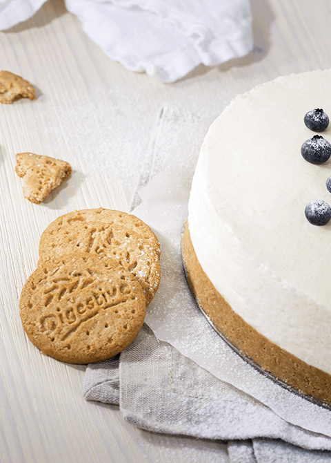 Cheesecake s čučoriedkami