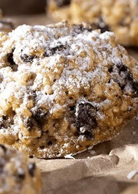 Pusinky z ovsených vločiek a sušeného ovocia