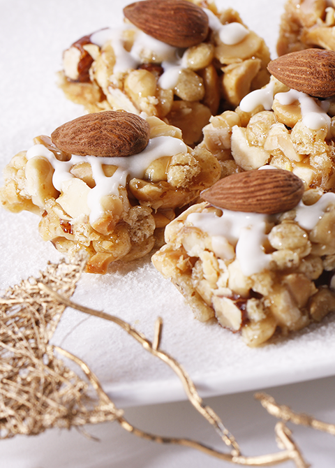 Vianočné tyčinky s medom a orechmi