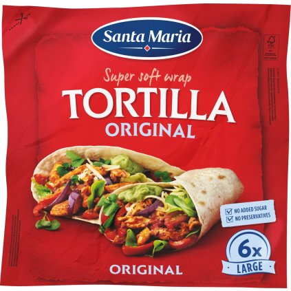Santa Maria Wrap Pšeničná tortilla, 371 g