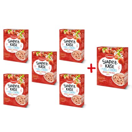 1828 balenie 5 1 super kasou jahody smotana 3x55g