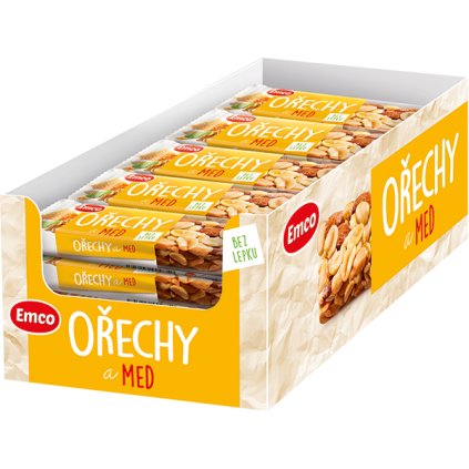 1867 tycinka s orechmi a medom karton 20x35 g