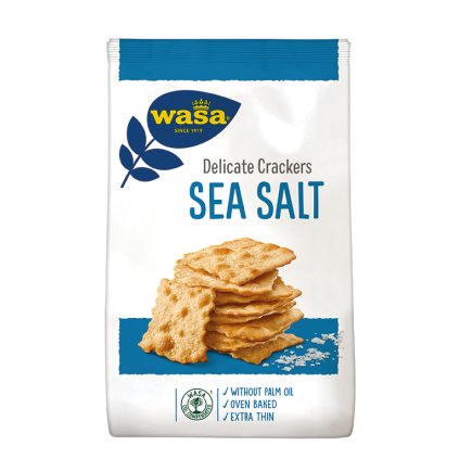 2545 wasa delicate crackers morska sol 180 g