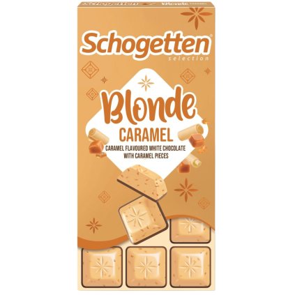 Schogetten blonde caramel - biela čokoláda s karamelom 100g
