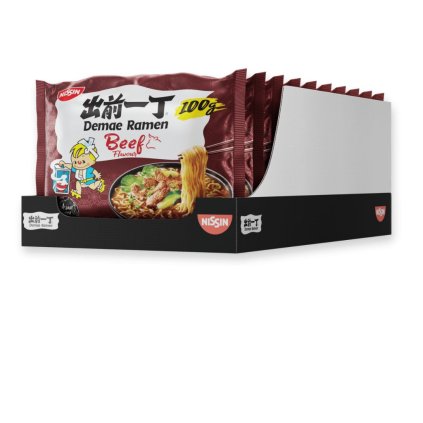 Nissin demae ramen hovädzia rezancová polievka karton 10x100 g