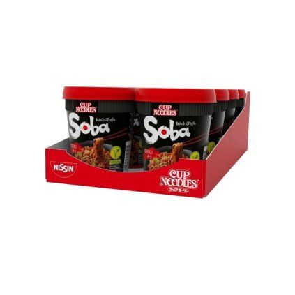 Nissin Soba cup chilli, kartón 8x92 g