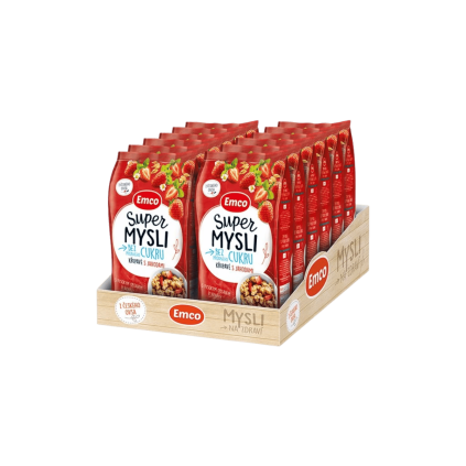 super mysli jahoda karton