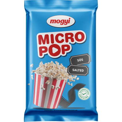 Mogyi Micro Pop Salted – slaný popcorn do mikrovlnnej rúry, 100 g