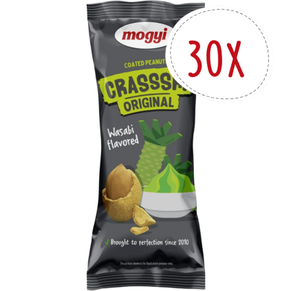mogyi crash wasabi karton 30x60g