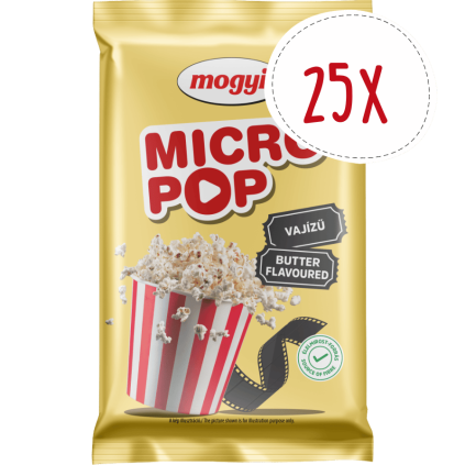 mogyi micropop popcorn maslo karton 25x100g