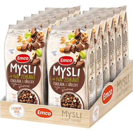 mysli cokolada a orechy karton 12x750g