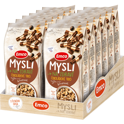 mysli cokoladove trio karton 12x750g