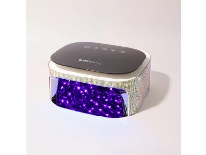 Digitálna LED lampa na nechty s trblietkami