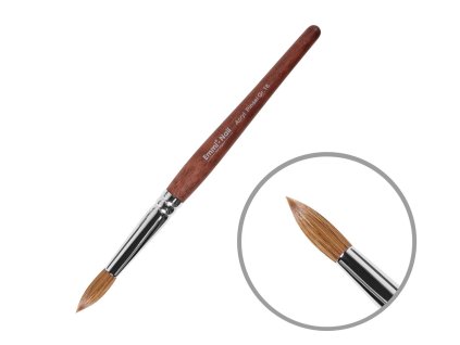 Akrylový štetec veľkosť 18, 100% pravé vlasy