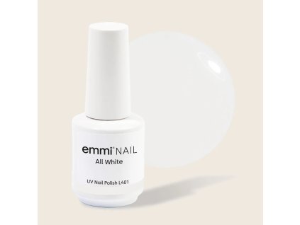 Emmi SHELLAC UV/LED Lak ALL WHITE 15ML -L401-