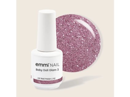 Emmi SHELLAC UV/LED Lak BABY DOLL GLAM 3 15ML -L112-