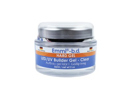 B.D. tvrdý modelovací stavebný gél Priehľadný 56 ml